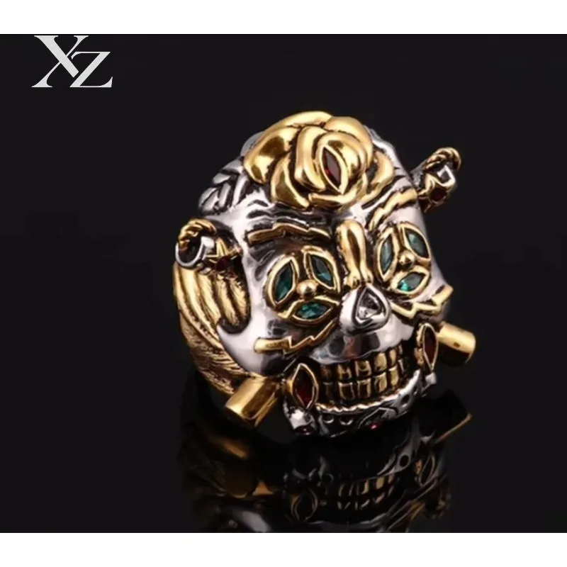 Trendy Suicide Squad Stallone Retro Skull Lucky Thumb Ring – Hot Sale Movie Same Style Opening Ring for Men and Women