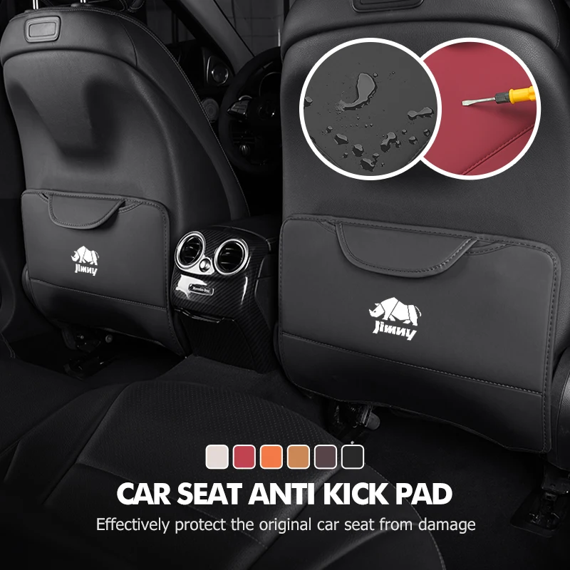 Кожаная защита на заднее сиденье автомобиля, грязевая защита от детей для Suzuki Jimny jb64 jb74 jb43 jb53 jb32