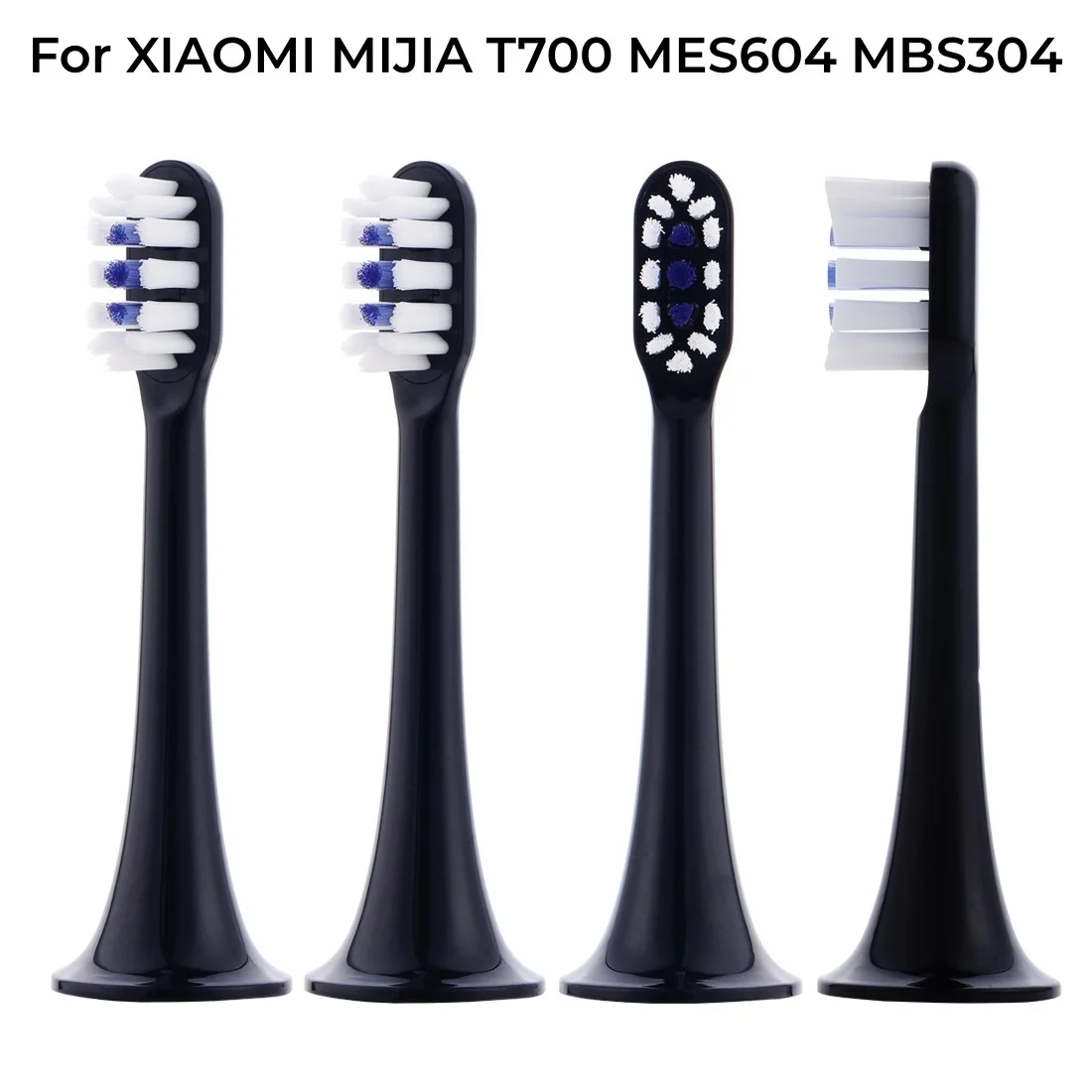 4 Pcs/Pack Replacement Electric Toothbrush Heads For XIAOMI MIJIA T700 MES604 MBS304 Clean Type With Dust Cover