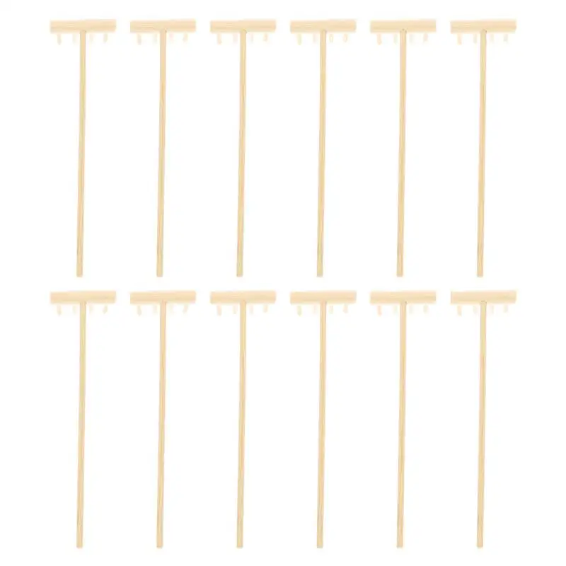 

12pcs Mini Garden Sand Rake Bamboo Meditation Sand Box Rake Zen Garden Tool Rake