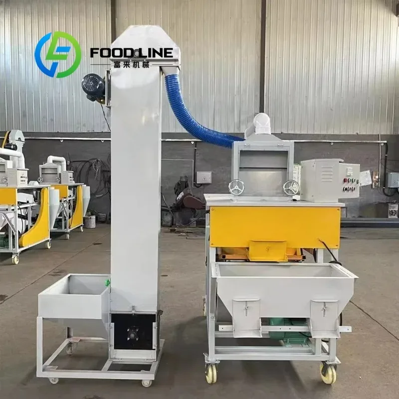 Afbeelding 3: Multifunctionele zaadreinigingsmachine voor diverse gewassen: sorghum, gierst, gerst en diverse graanzaden.