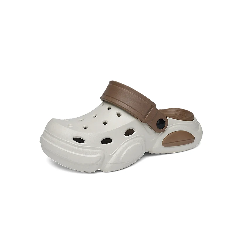 Summer Men's Thick-Soled Non-Slip Breathable Toe-Cap Sandals Casual Beach Slippers