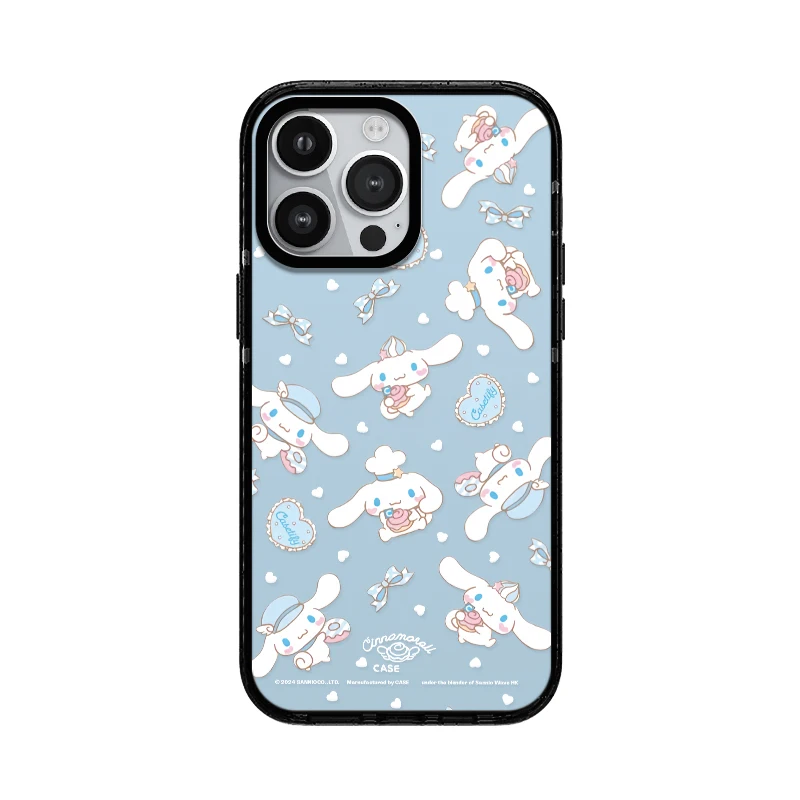 Sanrio Cinnamoroll Cute Anime Big Eared Acrylic Phone Case with MagSafe for iPhone 16 12 13 14 15 11 Pro Max Plus Dropproof Case