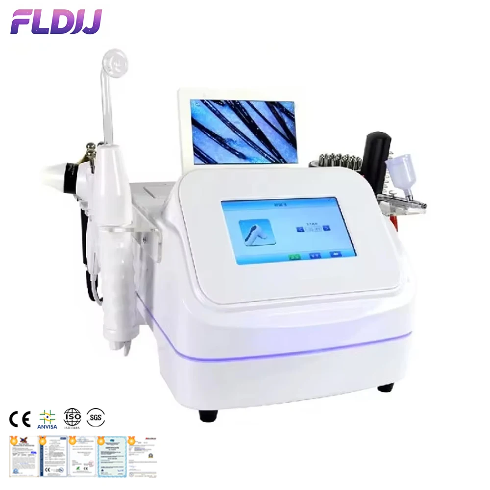 

Многофункциональный анализатор кожи головы 7-в-1 с высокочастотным сканированием фолликулов, аппарат для ухода за волосами и кожей головы, массажер для кожи головы