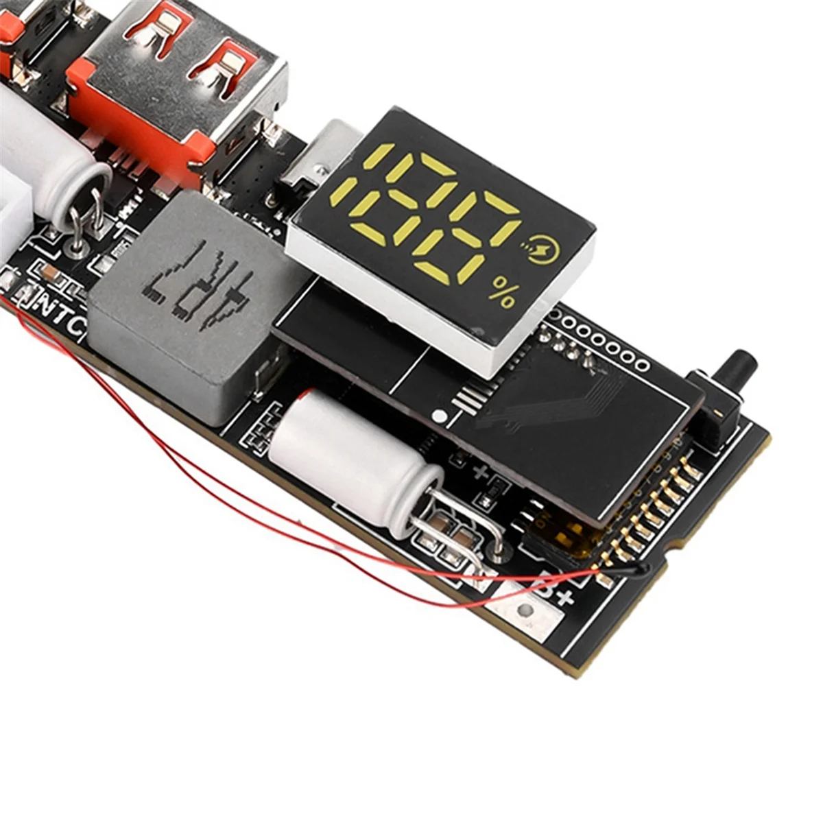 

Новый внешний аккумулятор с двойным портом типа C, двусторонний мобильный модуль питания 18650, зарядная плата, материнская плата «сделай сам», 3S, 65 Вт
