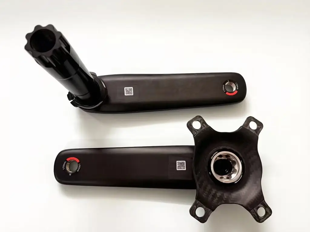 CKR01 Carbon Road Bike Crankset DUB29 7075 Aluminum Spindle 110BCD 4/5 Bolt 162.5-175mm Q-Factor 150mm 10-12 Speed 403g