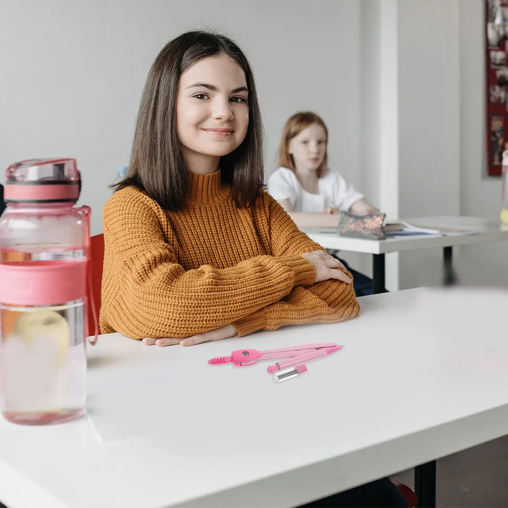 

Набор из 3 геометрических циркулей: металлические чертежные инструменты для студентов, точное черчение кругов, для математики и художественных работ