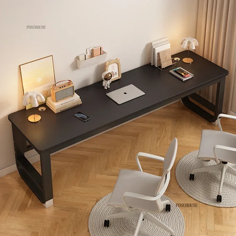 #Modern Computer Desk Designer Home Office Writing Desk All-in-one E-sports Student Study Table Furniture