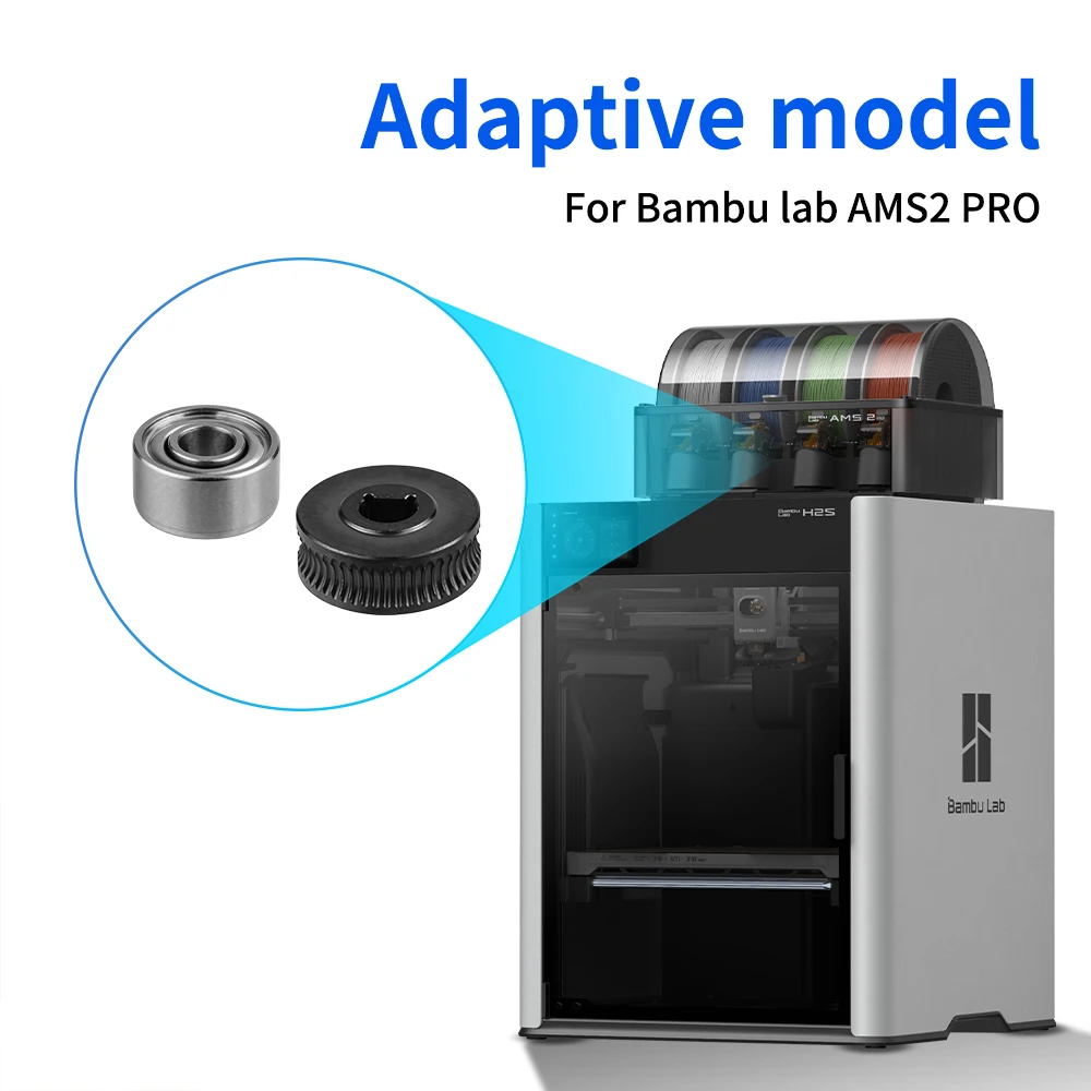 Für Bambu Lab AMS2 Pro Gear Hochwertiges gehärtetes Stahlgetriebe-Set für Bambulab AMS 2 Pro Fünf-Wege-Komponentenmotor Zubehör – Detail 1