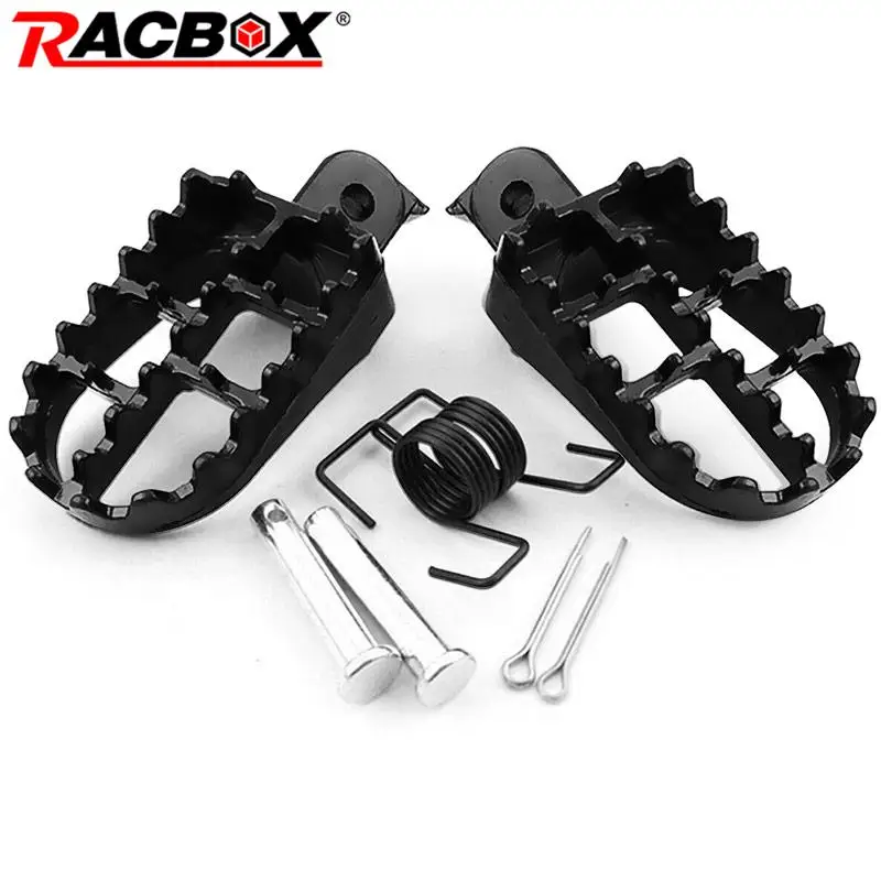 Aluminium Alloy Motorcycle Footrest Racing Footpeg For Yamaha TW200 PW50 PW80 Pit Dirt Bikes for Honda XR50 XR70 Motocross