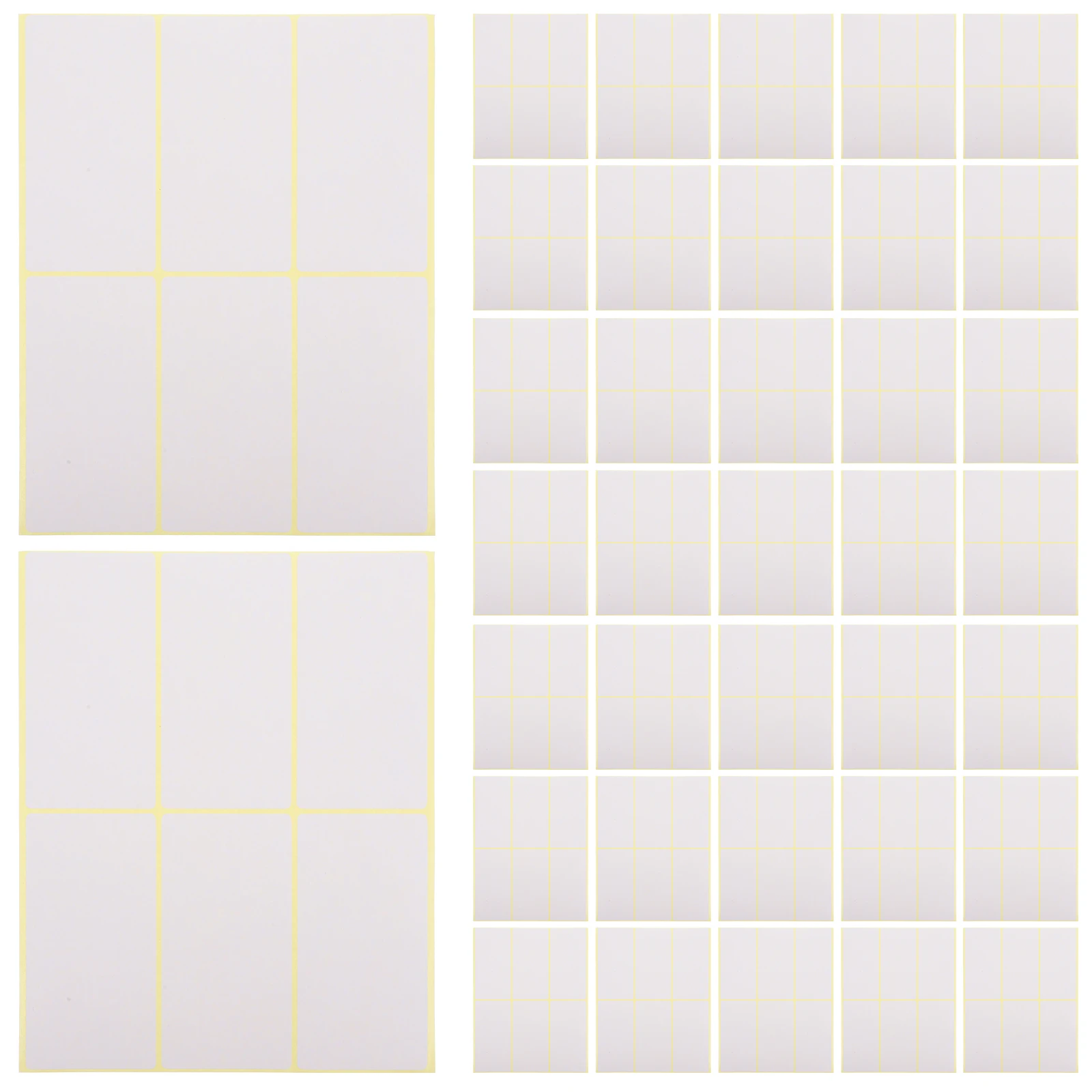 

180pcs Blank Label Classification Labels For Storage Bins Adhesive Paper Stickers Name Tags Office Use Sticky Label Tabs