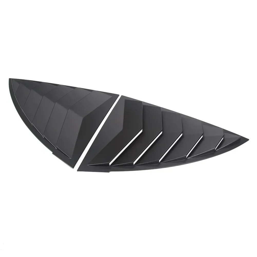 2pcs Bright black