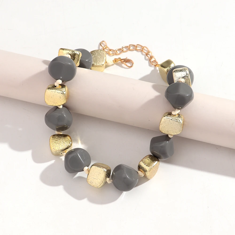 Modische Unregelmäßige Perlen Handgeknüpfte Choker-Halskette für Frauen Neue Geometrische Perlenkette 2026 Herbst Winter Schmuck – Detail 11