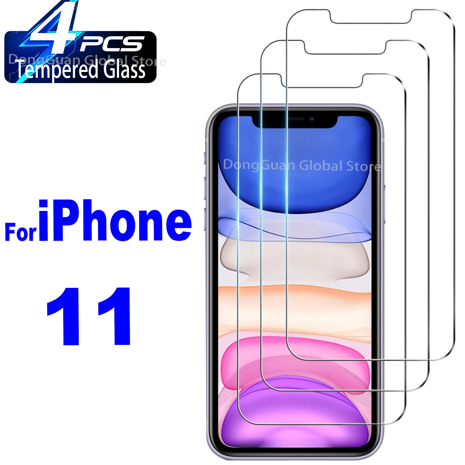 

For iPhone 11 Tempered Glass Screen Protector Glass 2025 New Batch