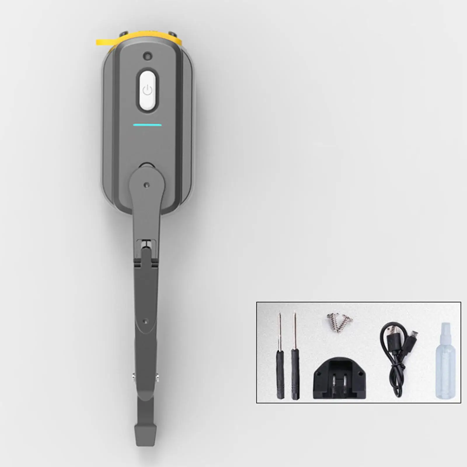 Limpador de Capacete Elétrico em Plástico ABS com Duas Velocidades para Capacetes de Motocicleta e Scooter Elétrica