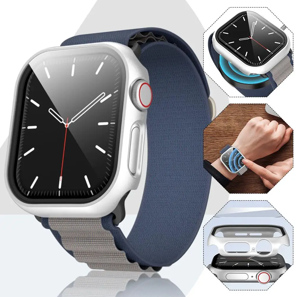Vetro temperato + Cover per Apple watch Series 10 42mm 46mm Matte Hard PC Bumper Screen Protector Case IWatch 10 42/46 accessori