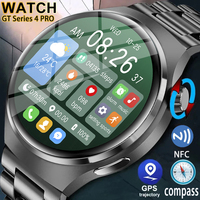 For Huawei GT Series 4 PRO Smart Watch Men Watch 4 Pro AMOLED HD Screen Bluetooth Call GPS NFC Heart Rate SmartWatch 2025 New