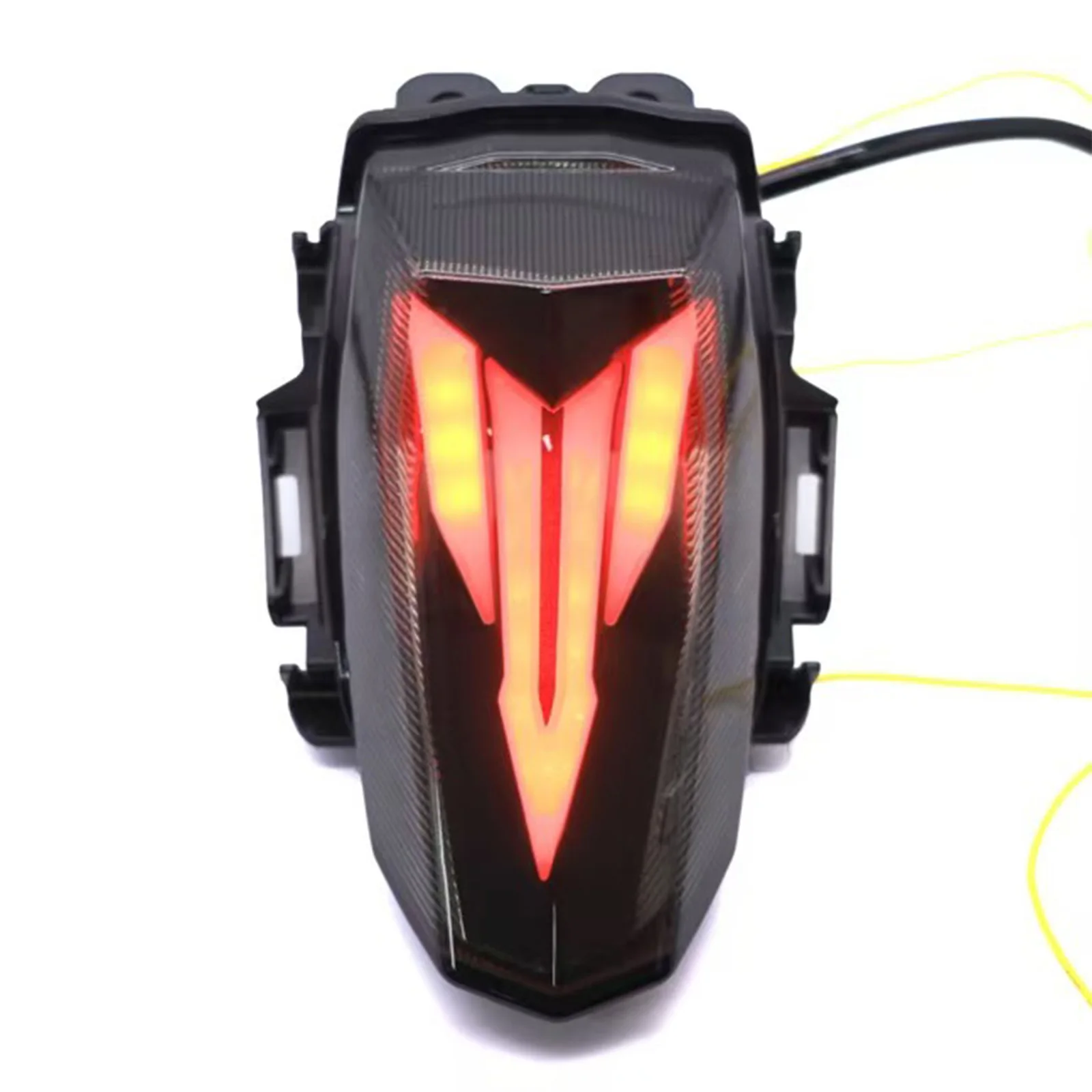 

Подходит для YAMAHA YZF-R15 R15M V3 V4 2017-2023, светодиодный задний фонарь для мотоцикла, задний стоп-сигнал, встроенный задний фонарь