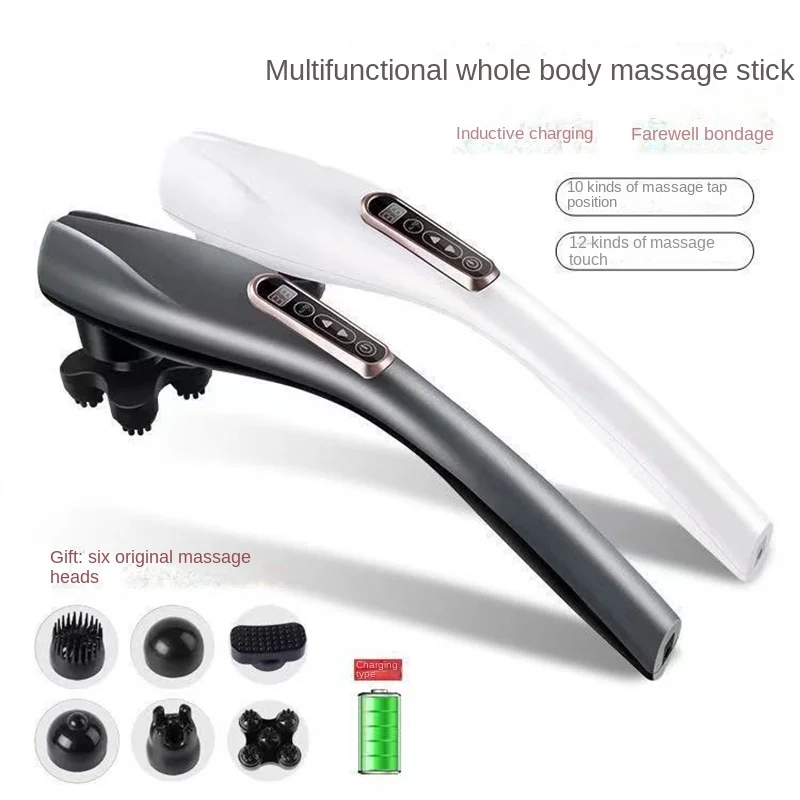 Intelligent electric massager dolphins massage stick for full-body massage neck legs back waist