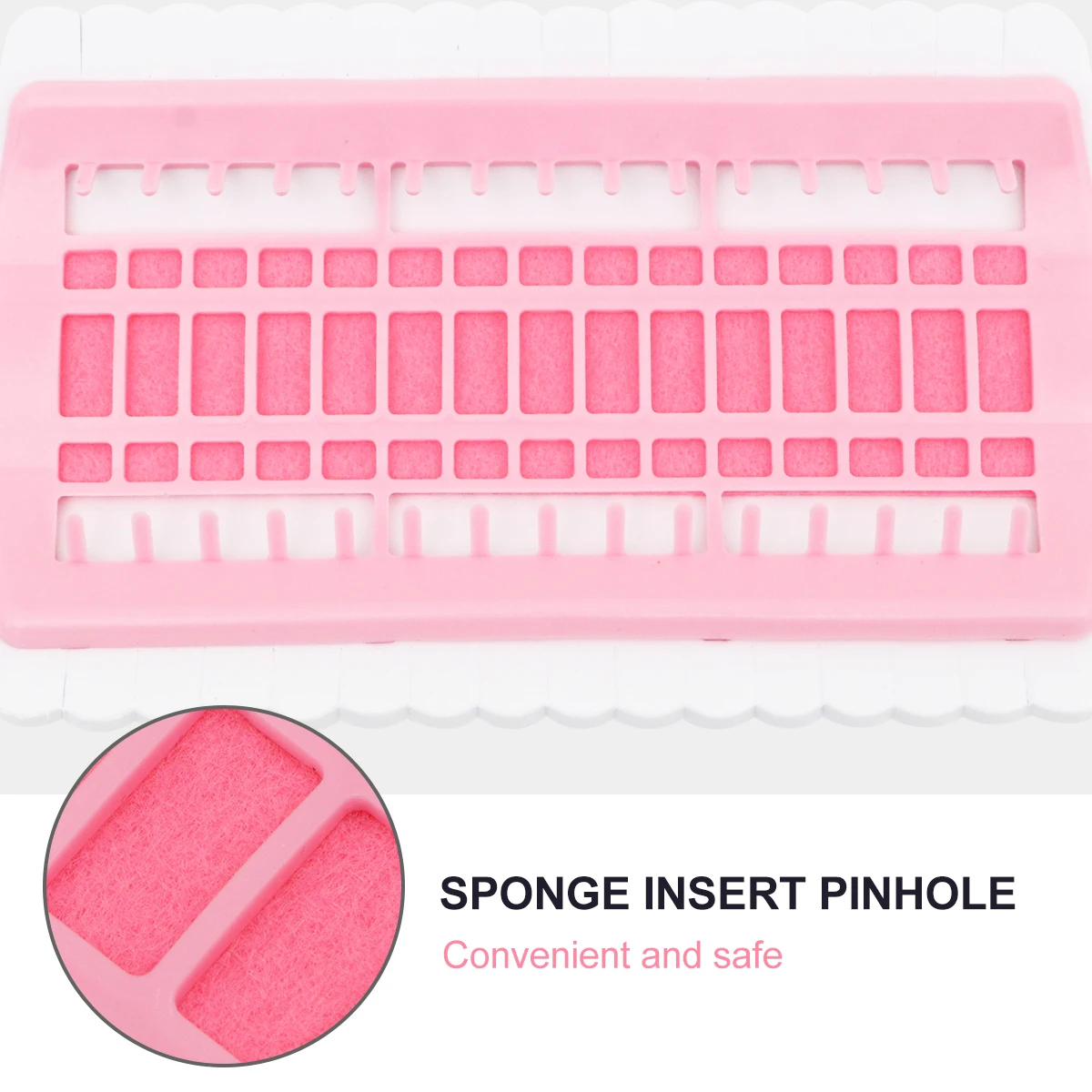 

30 Holes Cross Stitch Organizer Plastic Floss Card 30 Positions Embroidery Floss Holder Compact Lightweight Thread Storage For