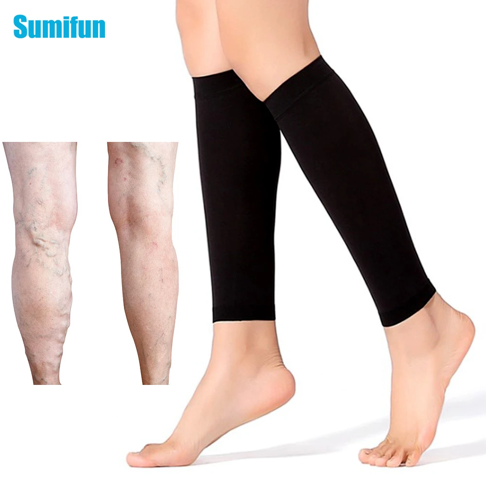 

1Pair Varicose Veins Socks Treat Phlebitis Vasculitis Compression Stock Varicose Leg Pain Relief Breathable Elasticity Slim Sock