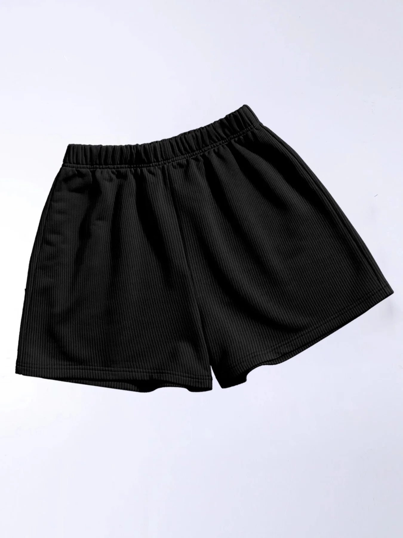 Einfarbige Damen-Shorts, Yoga, Fitness, äußere Damen-Shorts mit hohem Stretchanteil, atmungsaktiv, Freizeithose – Detail 9