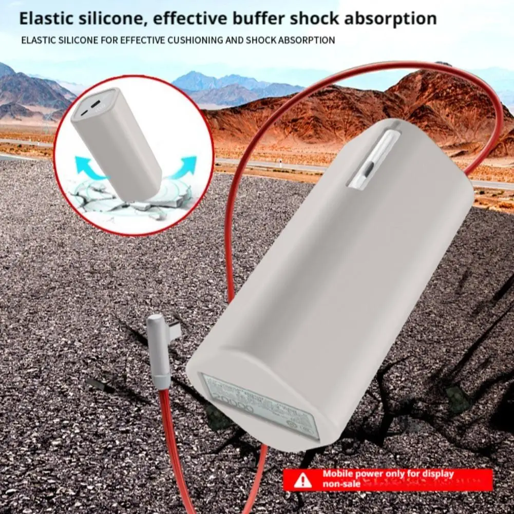 for OnePlus supervooc 150W Power Bank case, Power Bank Silicone Case (only case) Shockproof Silicone Case Solid Color