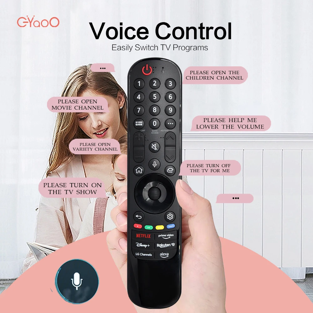 New Magic Voice MR24GA Remote Control Compatible With OLED42C4AUA OLED42C4PUA OLED48B4AUA Series Controller With Pointer