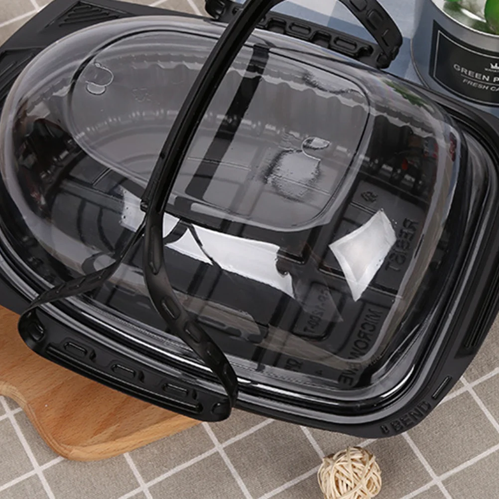 

5Pcs Handheld Food Box Food Grade Meal Prep Container Leakproof Storage Box for Camping Work School Meal Prep Containers