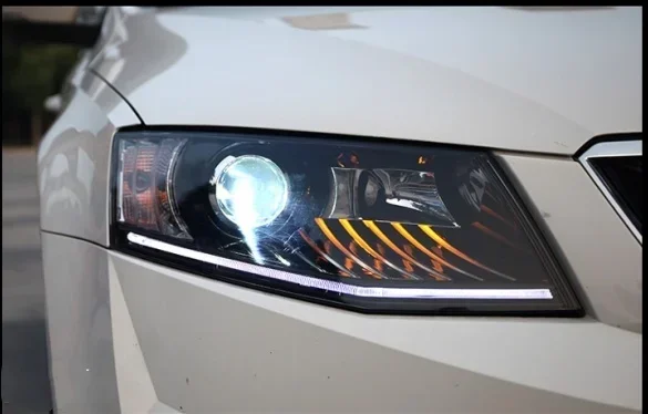 

Светодиодная ксеноновая фара Eosuns в сборе для Skoda Octavia 2015-2017 гг.