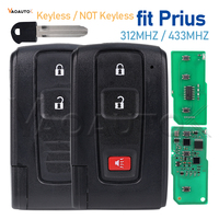 Car Remote Key For Toyota Prius 2004 -2009 312/433MHz 4D Chip FCC ID:MOZB21TG MOZB31EG 2 3 Buttons Car Key Fob Keyless Entry