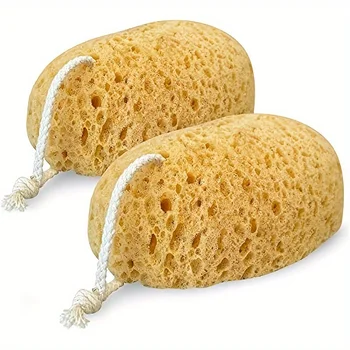 Unisex Seaweed Sponge Bath Bubble, Scrub Exfoliating Honeycomb, Clean Bath Seaweed Sponge