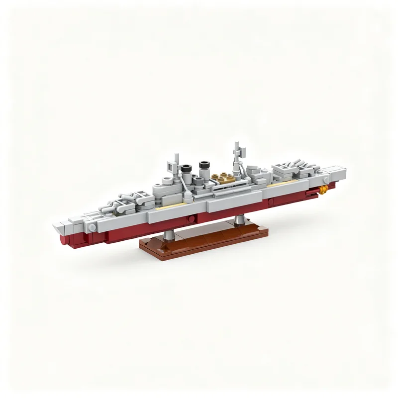

253pcs MOC HMS Hood Battlecruiser Boat Model Building Blocks Construction Toy Christmas Gifts DIY Creative Idea Education Brick