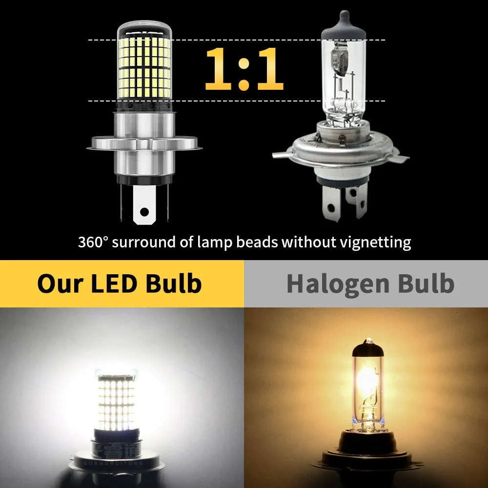 TCYATO LED  modification 3014-144 high brightness motorcycle light 10W decoding steering
