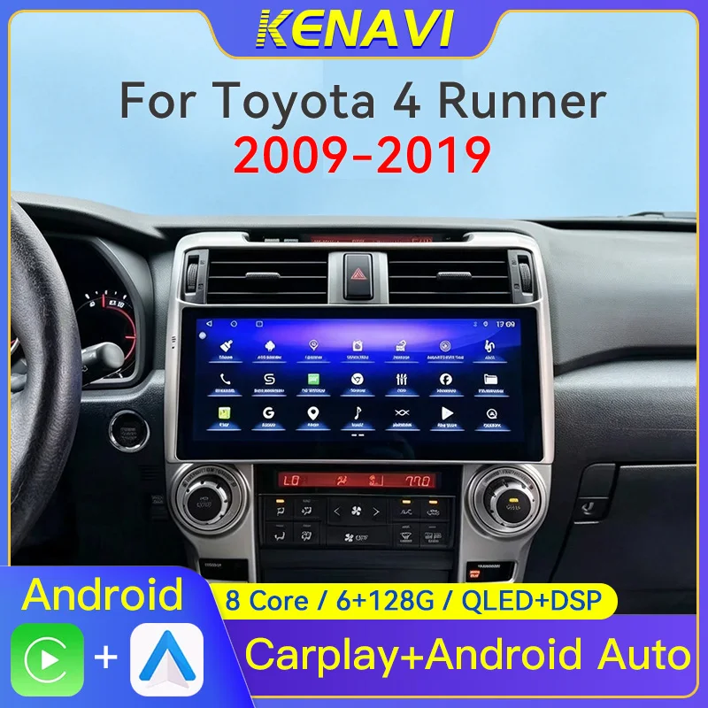 UIS7862 12nm 2.0GHz Car Stereo Radio For Toyota 4 Runner 2009‑2019 DSP AM FM Wireless Carplay Android Auto GPS Multimedia Player