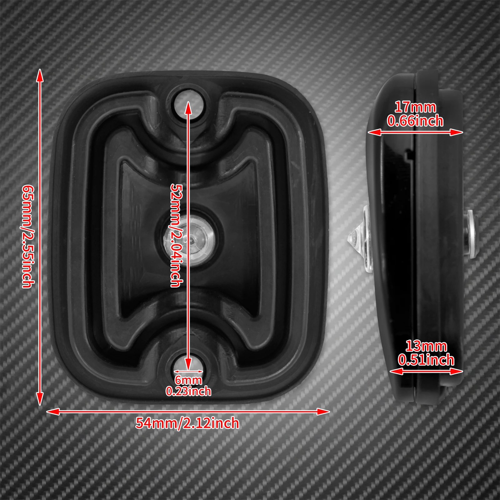 Motorcycle Brake Master Front Cylinder Cover For Harley Dyna Softail Touring Road King Slim Low Rider Street Glide Fat Boy FLHT