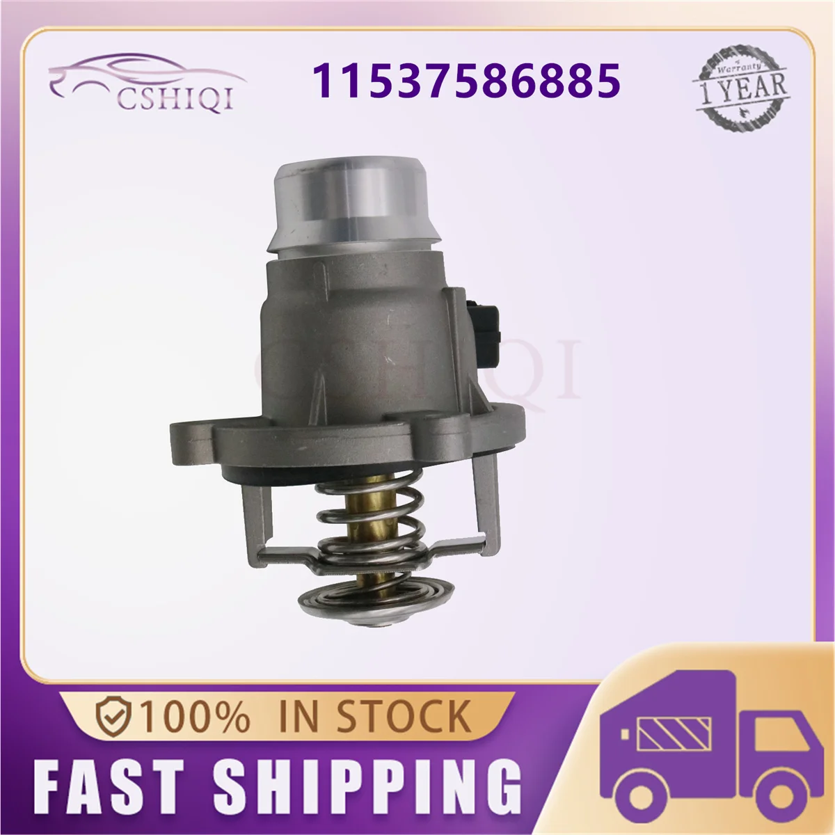 11537586885 Engine Coolant Thermostat 11537502779 11530150976 11530304425 For BMW 545i 550i 645Ci 650i 745Li Alpina B7 X5 X6