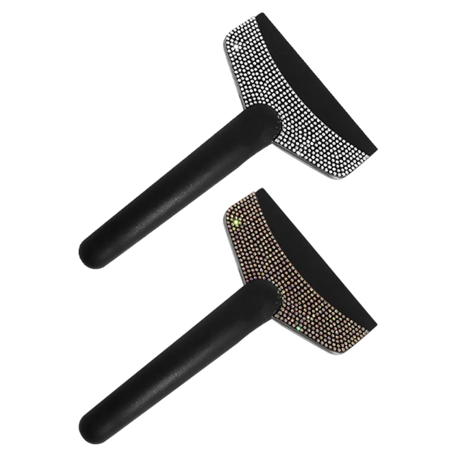 Ice Scrapers for Car Windshield Winter Window Snow Frost Remover Cleaning Shovel Car Scraper with Embellished Rhinestone for
