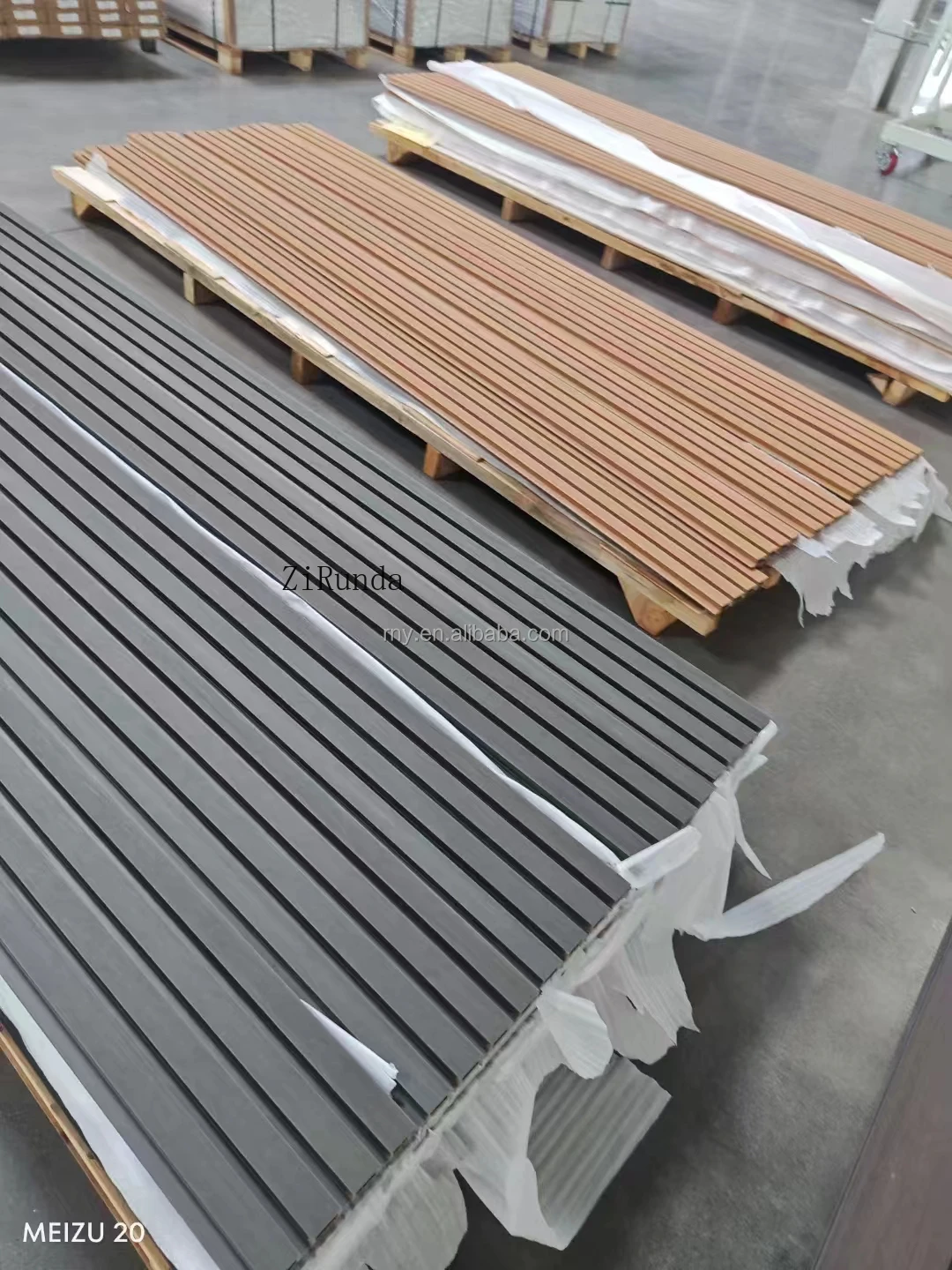 Customized waterproof wood plastic exterior wall panel used for building facade cladding and outdoor decorative corrugated board