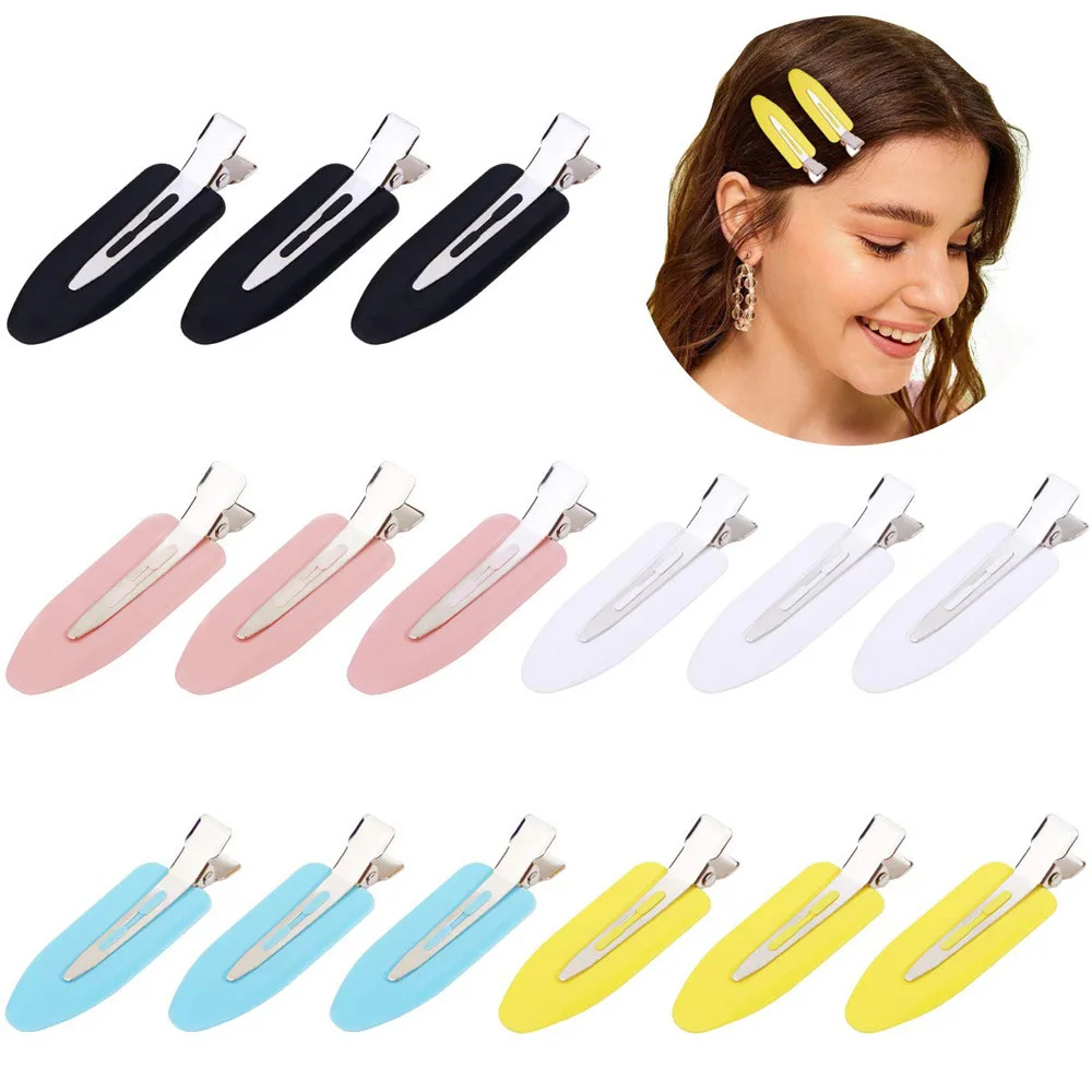 Set/10Pcs Seamless No Bend Barrettes Barrettes No Mark Pin Curl Clip Makeup No Crease Hair Clip Hair Styling Bang Clips Barrette