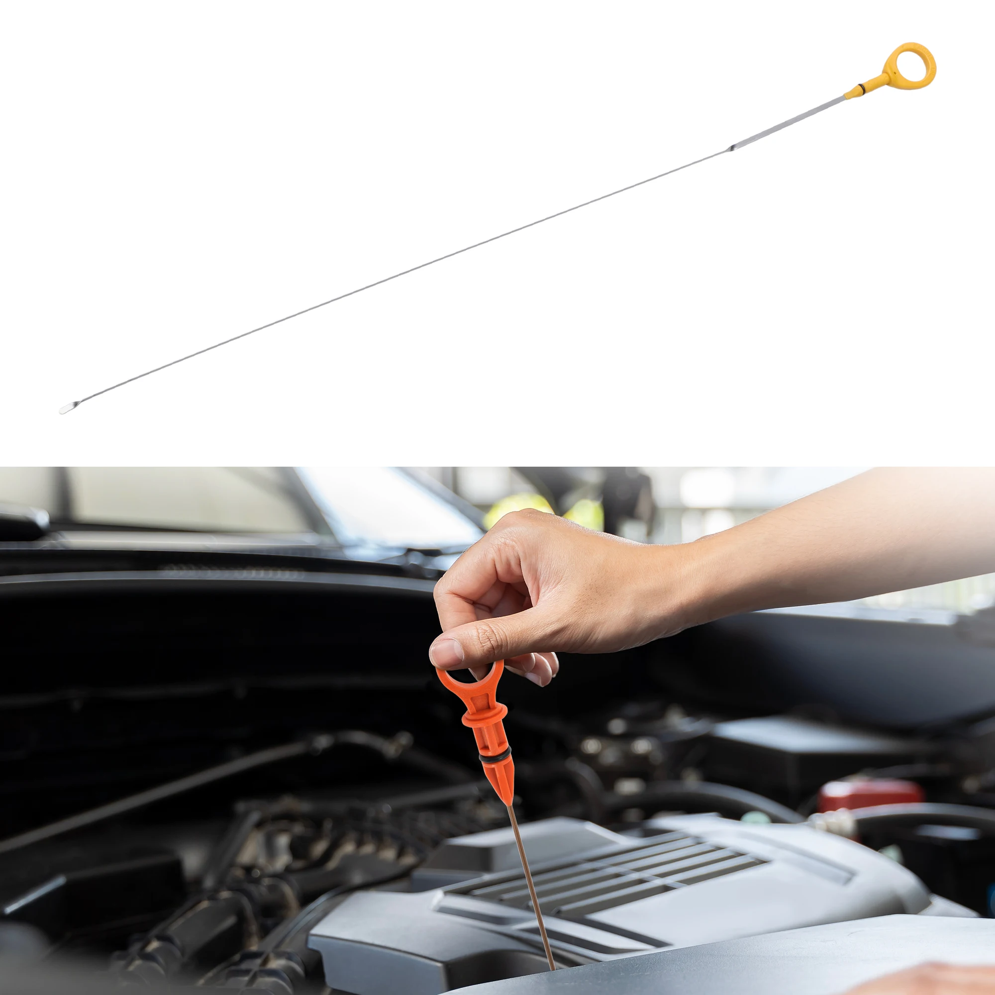 

UXCELL щуп для измерения уровня масла No 921141 для Toyota Highlander 14-18 желтый