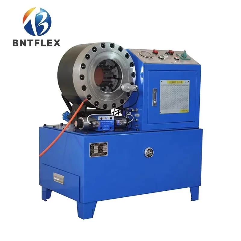 

230v 3ph 60hz to Mexico 1/4 inch to 2 inch hydraulic hose presses BNT68 pipe pressing deposit
