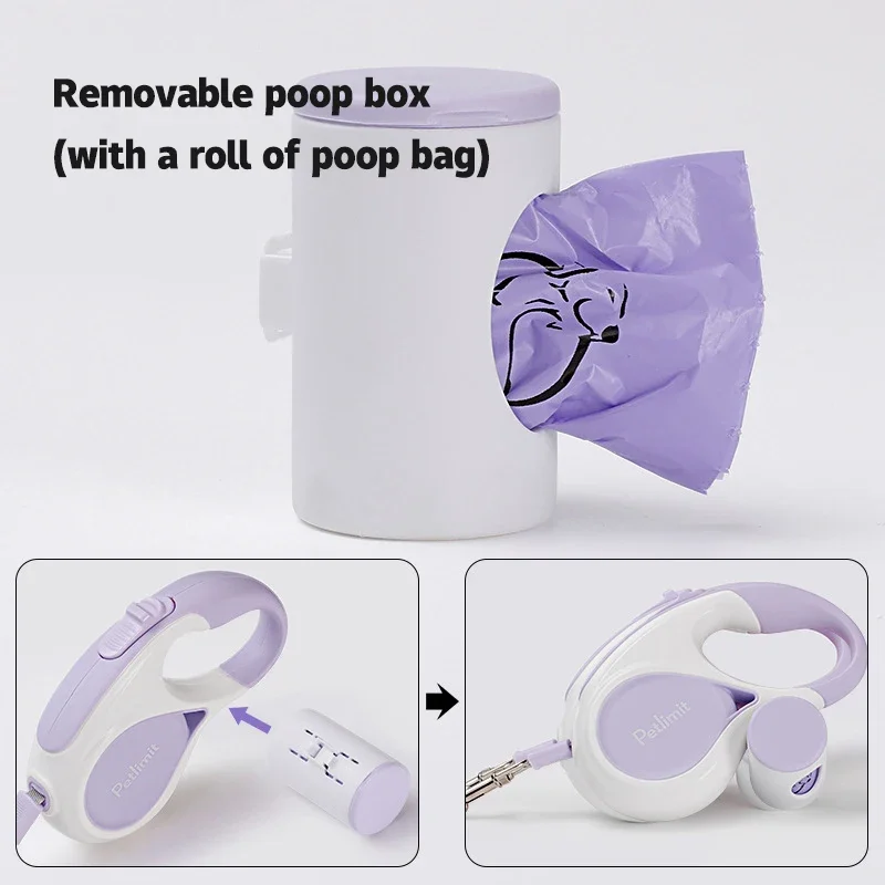 

Automatic Retractable Dog Leash 3M/5M Extendable Rope for Outdoor Travel Walking Hiking Small Dogs Traction Rope Cat Lead