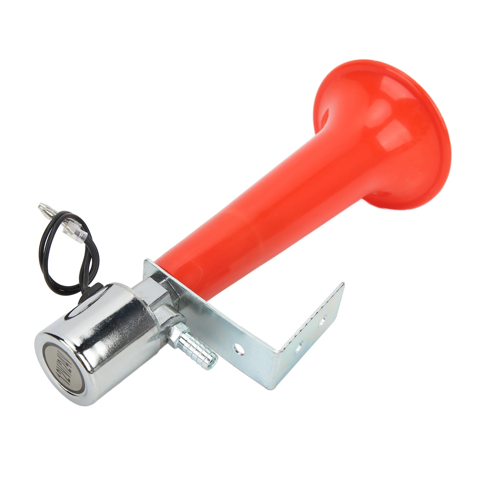 180DB Red Air Horn Universal Purpose 12V/24V Caravan Pressure Whistle Horn for Cars Trucks SUVs Motorcycles Horns