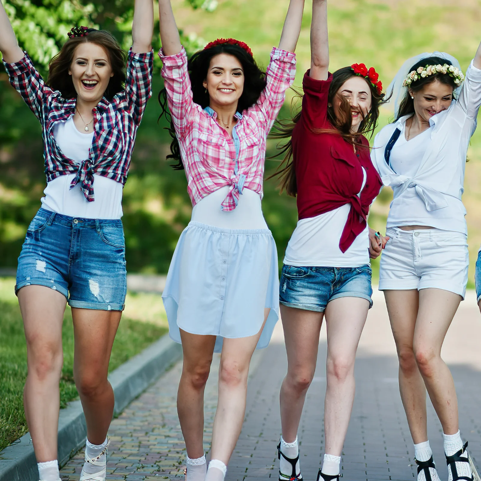 Short Fake Hemline For Women Layering Shirt Extender Adjustable Waistband Chic Lower Sweep Skirt Half Length Skirt For