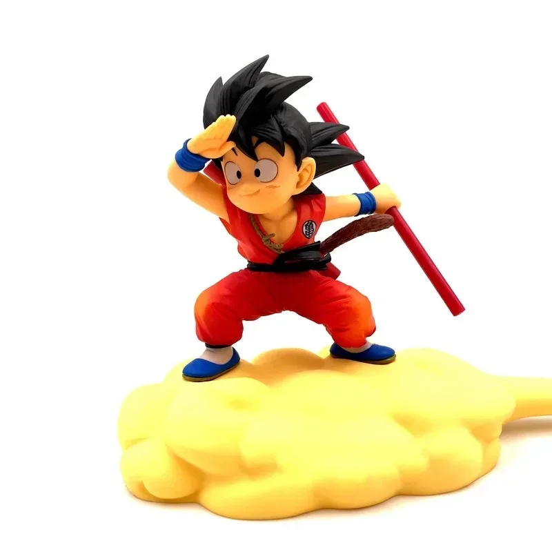 Bandai Original Banpresto Dragon Ball Figure Son Goku Flying Nimbus Anime Figure Toys for Kids Gift Collectible Model Ornaments