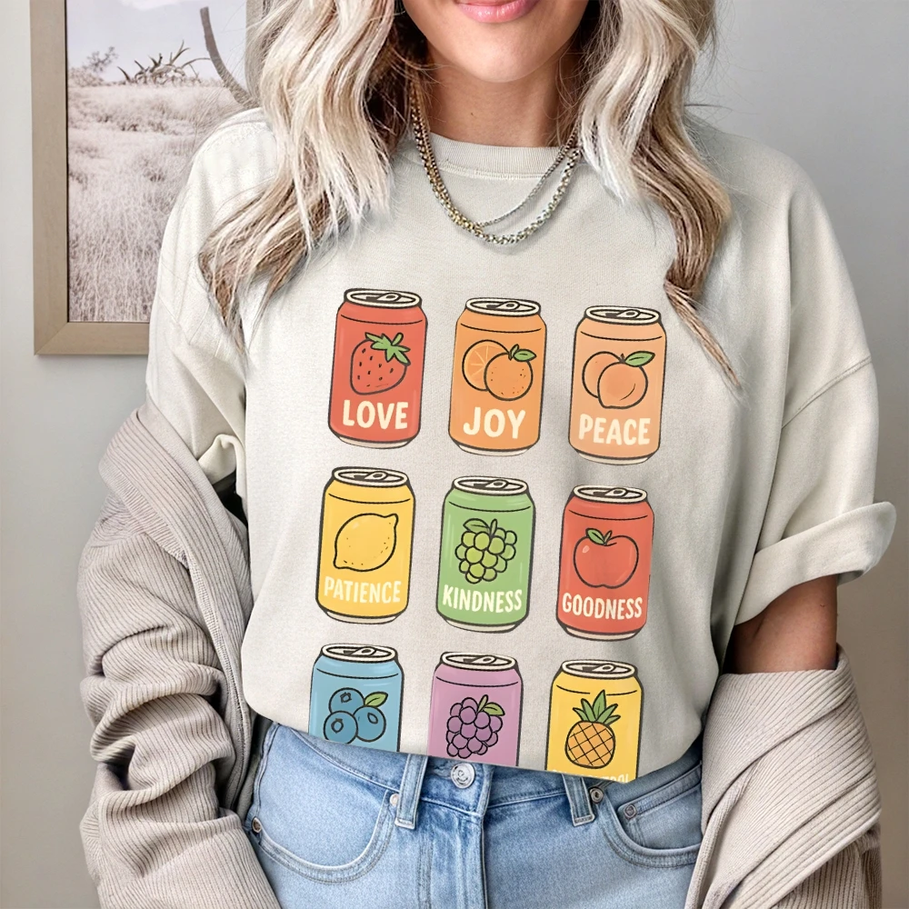 تي شيرت جرافيك من القطن الناعم بأكمام قصيرة ورقبة دائرية تي شيرت برسومات Y2k ملابس هاراجوكو تي شيرت ملابس الشارع ملابس نسائية