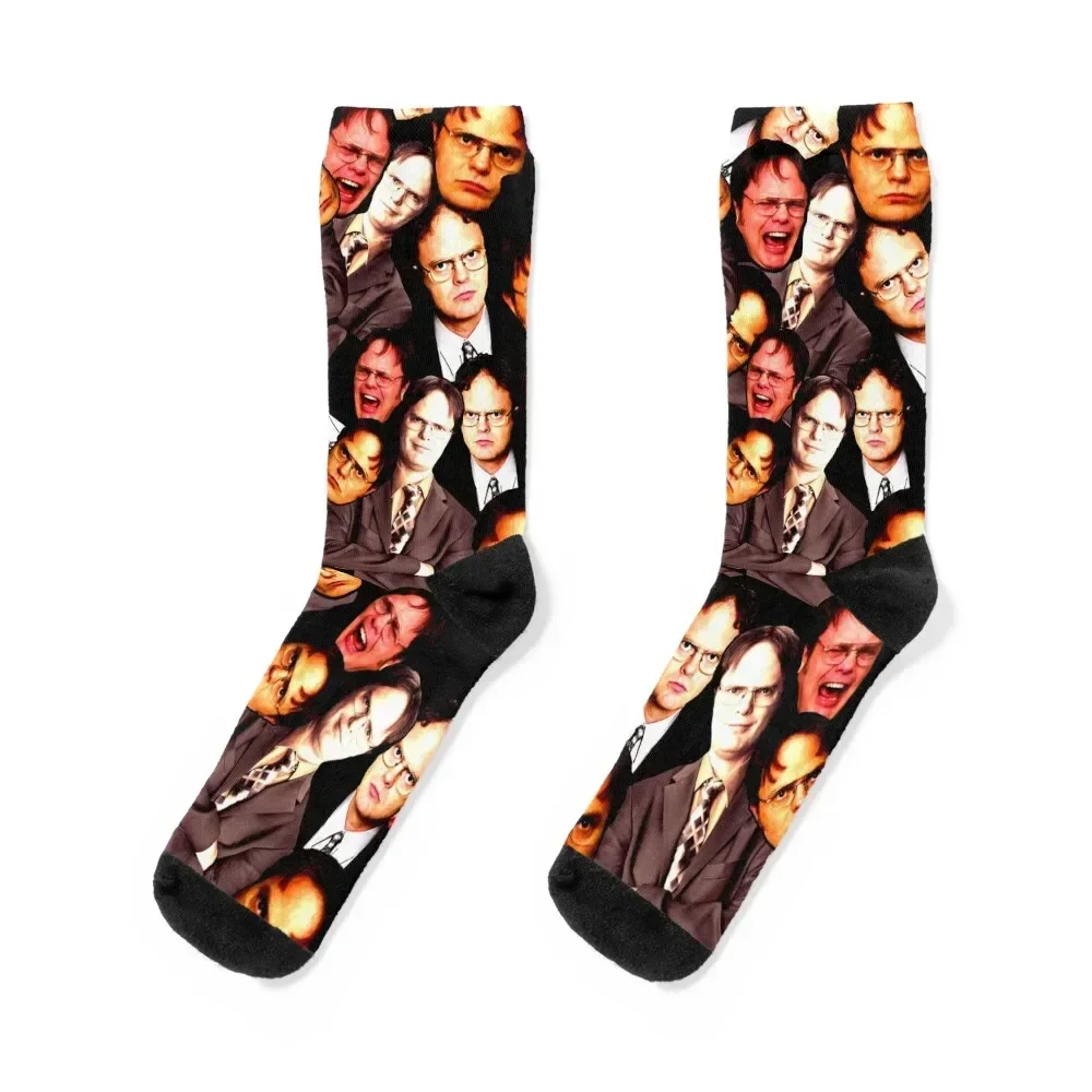 

Dwight Schrute - The Office Dwight Schrute Socks halloween floor new in's designer Men Socks Women's