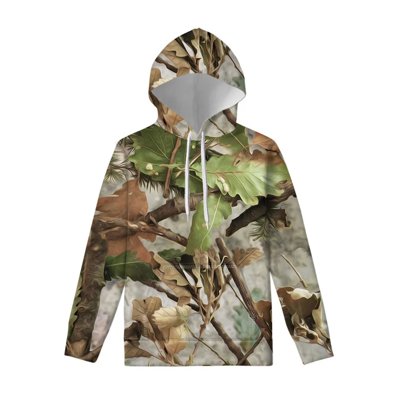 

Hunting Camo 3d Print Hoodie Men Women Tree Leaf Pattern Hoody Cool Long Sleeve Hoodies Street Loose Pullover Swearshirts