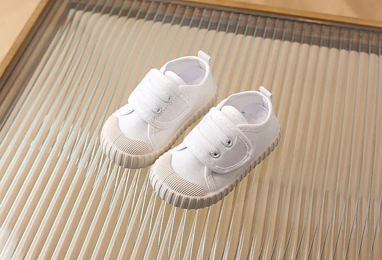Kinder Schuhe Jungen Mädchen Leinwand Schuhe Mode Weiche Kleinkind Kleinkind Mädchen Jungen Turnschuhe Atmungsaktive Candy Farbe Kinder Leinwand Schuhe – Detail 17